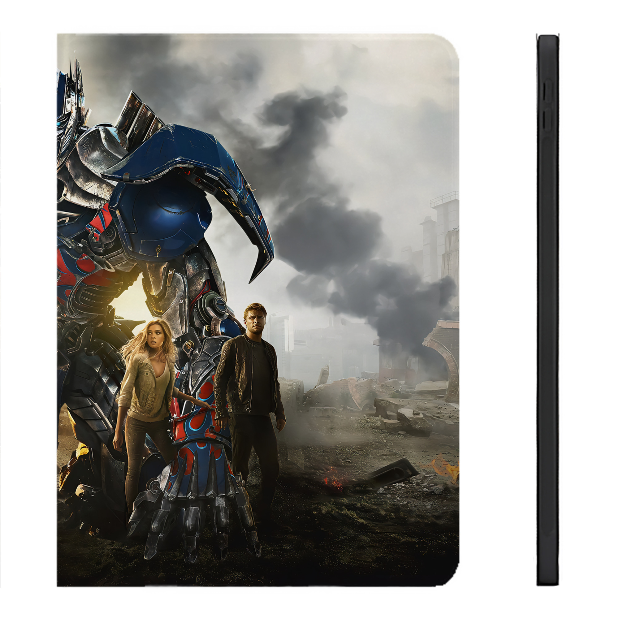 （画像用） Transformers トランスフォーマー IPadケース ペンホルダー付き ブックスタイルデザイン